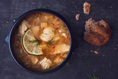 Hot-and-sour fish soup