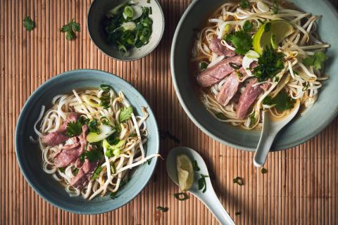 Pho Bo beef and noodle soup