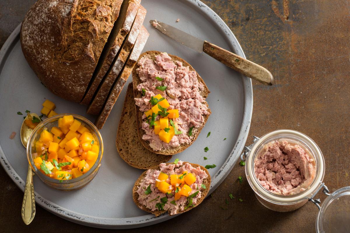 Ententerrine mit Aprikosen-Kürbis-Chutney - Rezepte | fooby.ch