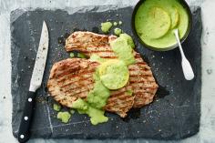 Veal steaks with lemon and herb sauce