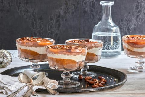 Schokoladenmousse mit Kaki