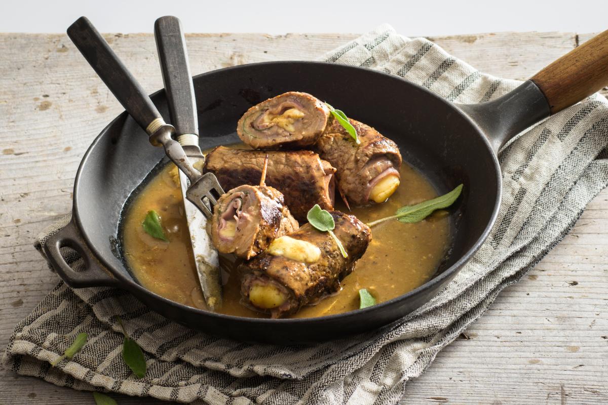 Kalbsröllchen mit Käse - Rezepte | fooby.ch