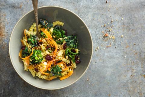 Pasta with kale