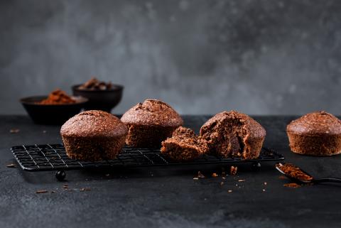 Muffin al cioccolato vegan