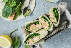 Lachs-Avocado-Wrap