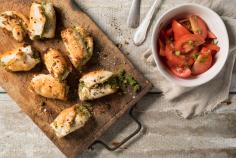 Chicken & pesto rolls