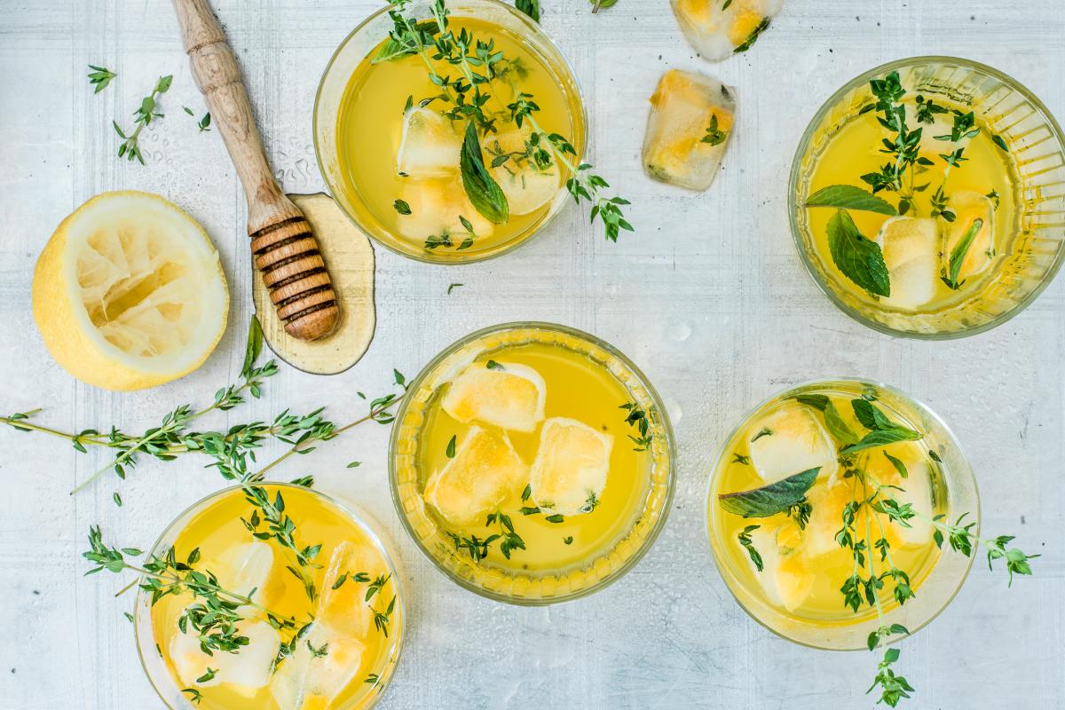 Golden Ice Tea Golden Ice Tea - Recette | fooby.ch