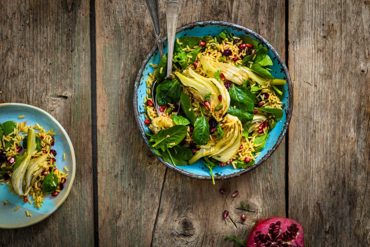 Oriental rice salad - Recipes | fooby.ch