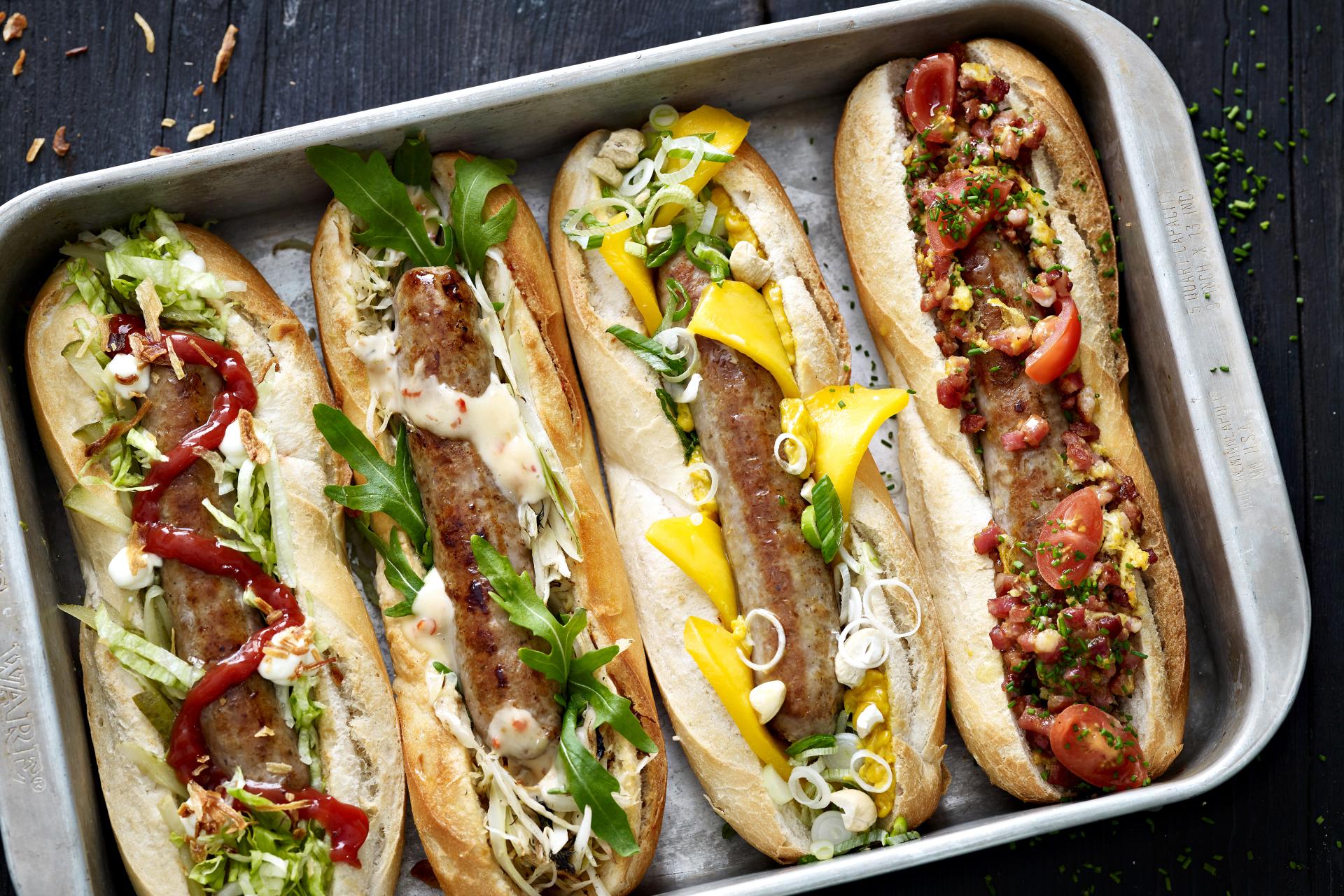 Hot dog selection - Recipes