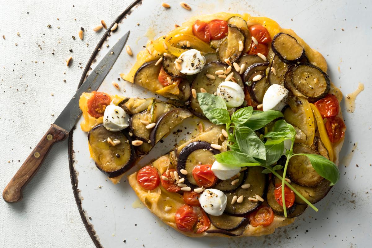 Summer vegetable tart - Recipes | fooby.ch