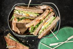 Veggie club sandwich