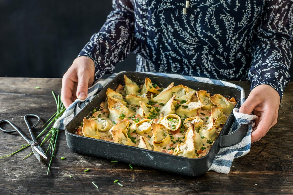 Venison tortellini gratin - Recipes | fooby.ch
