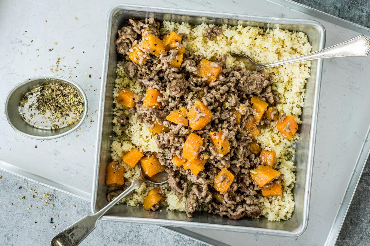 Couscous mit Hackfleisch-Kürbis-Ragout - Rezepte | fooby.ch