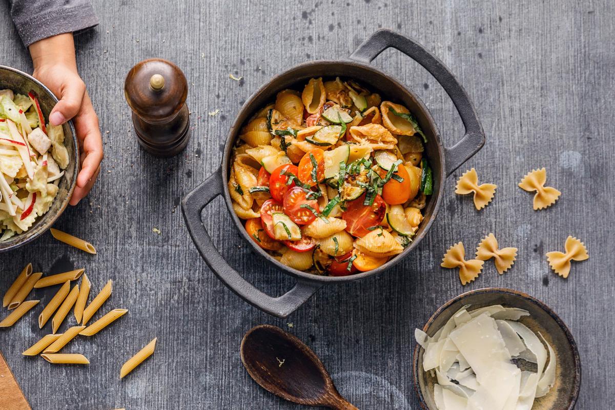 Mediterranean pasta dish - Recipes | fooby.ch