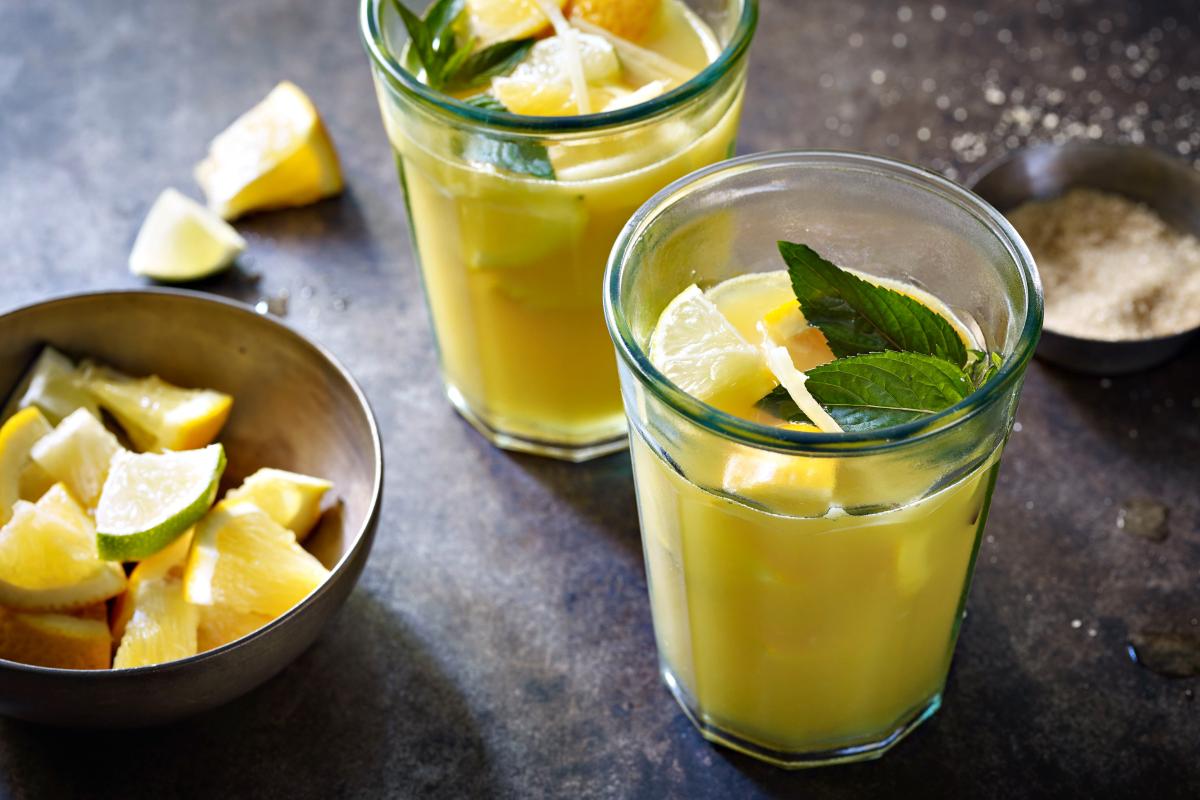 Orange mojito punch - Recipes | fooby.ch