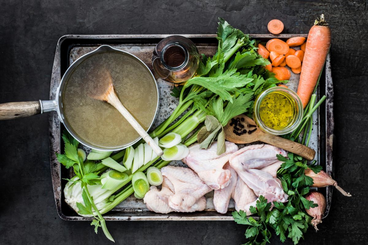 Chicken stock - Recipes | fooby.ch