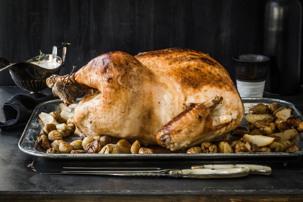 Gefüllter Truthahn mit Marroni - Rezepte | fooby.ch