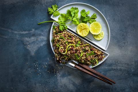 Salade de quinoa à la limette