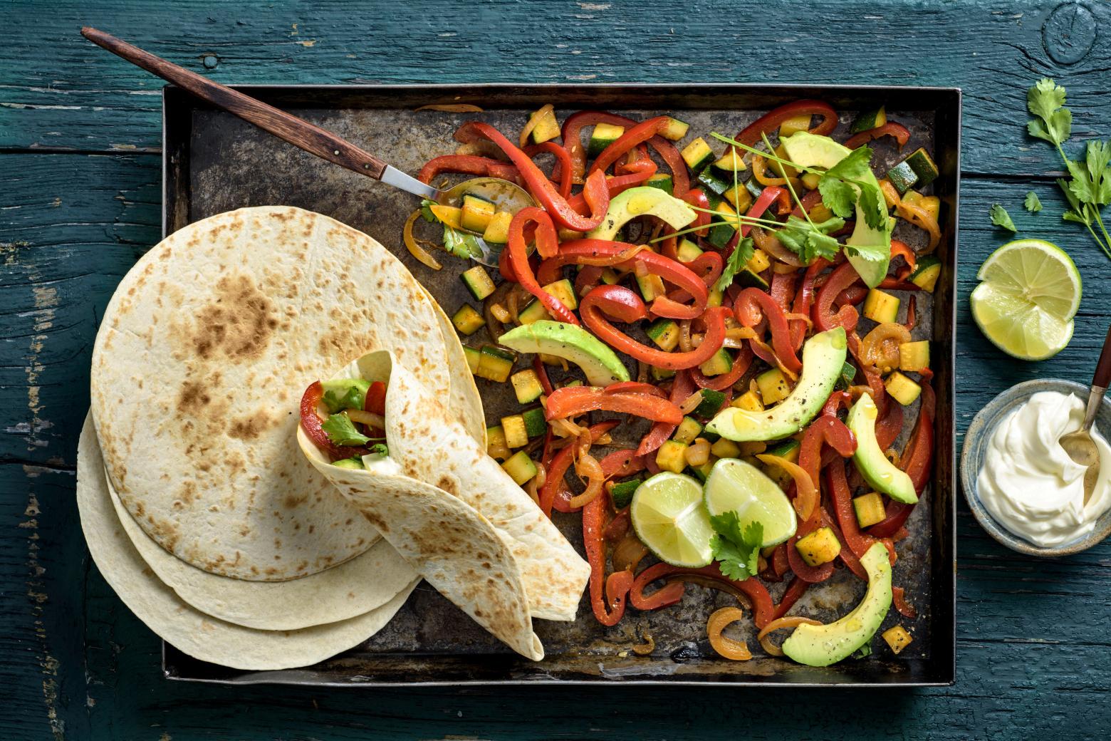 Gemüse-Fajitas - Rezepte | fooby.ch