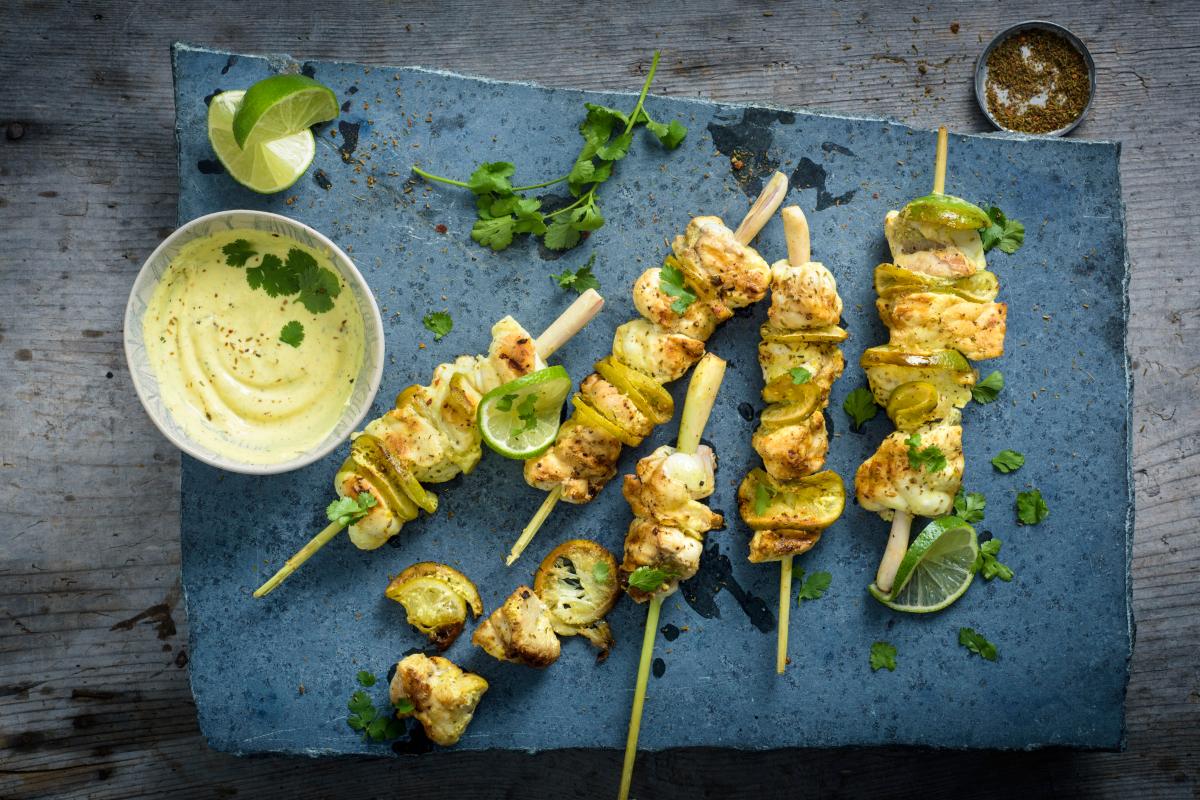 Monkfish tikka kebabs - Recipes | fooby.ch