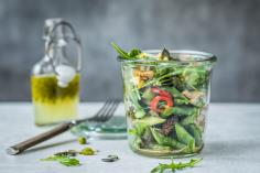 Asparagus and mushroom salad