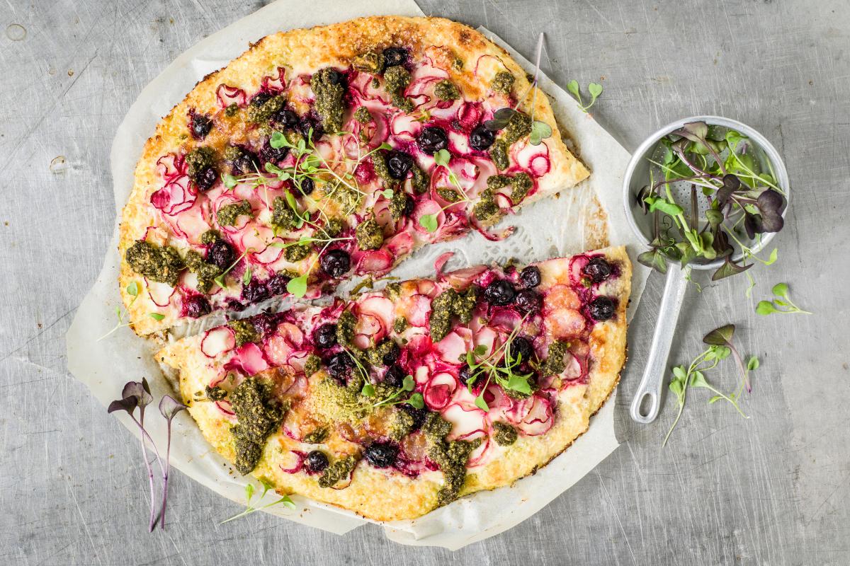 Superfood cauliflower flatbread  - Recipes | fooby.ch