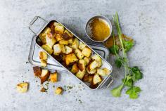 Curry croutons