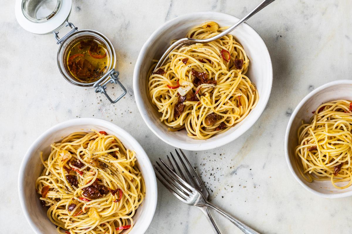 Spaghetti aglio e olio - Recipes | fooby.ch