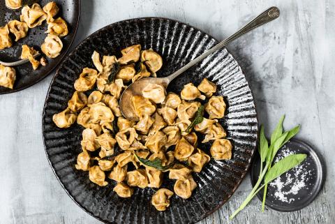 Mushroom tortellini