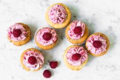 Cupcakes Vanille-framboise