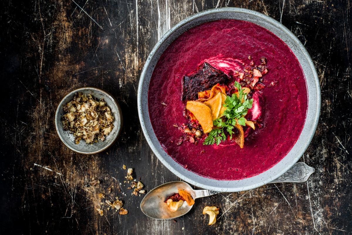 Beetroot & ginger soup - Recipes | fooby.ch