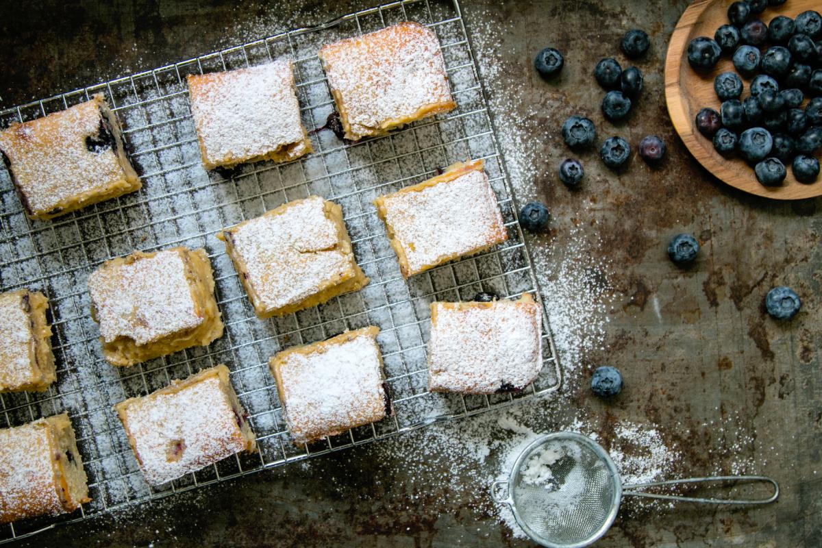 Blueberry and banana cake - Recipes | fooby.ch