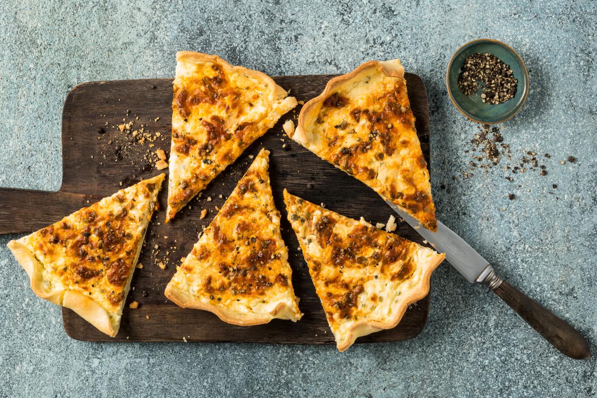 Cottage cheese quiche - Recipes | fooby.ch
