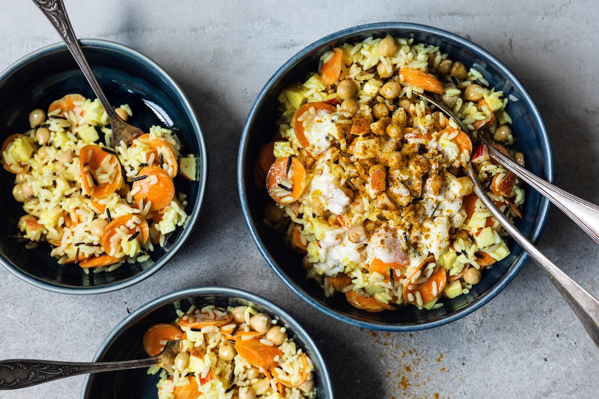 Curried wild rice salad - Recipes | fooby.ch