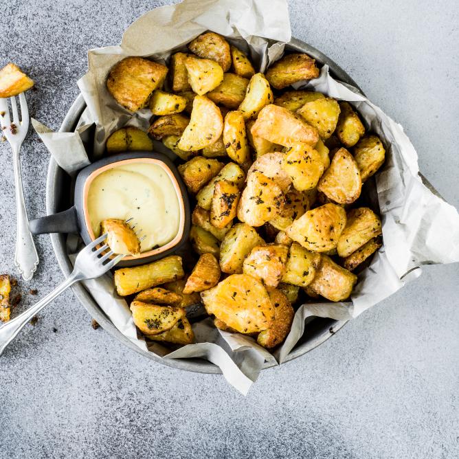 Oven-roasted potatoes