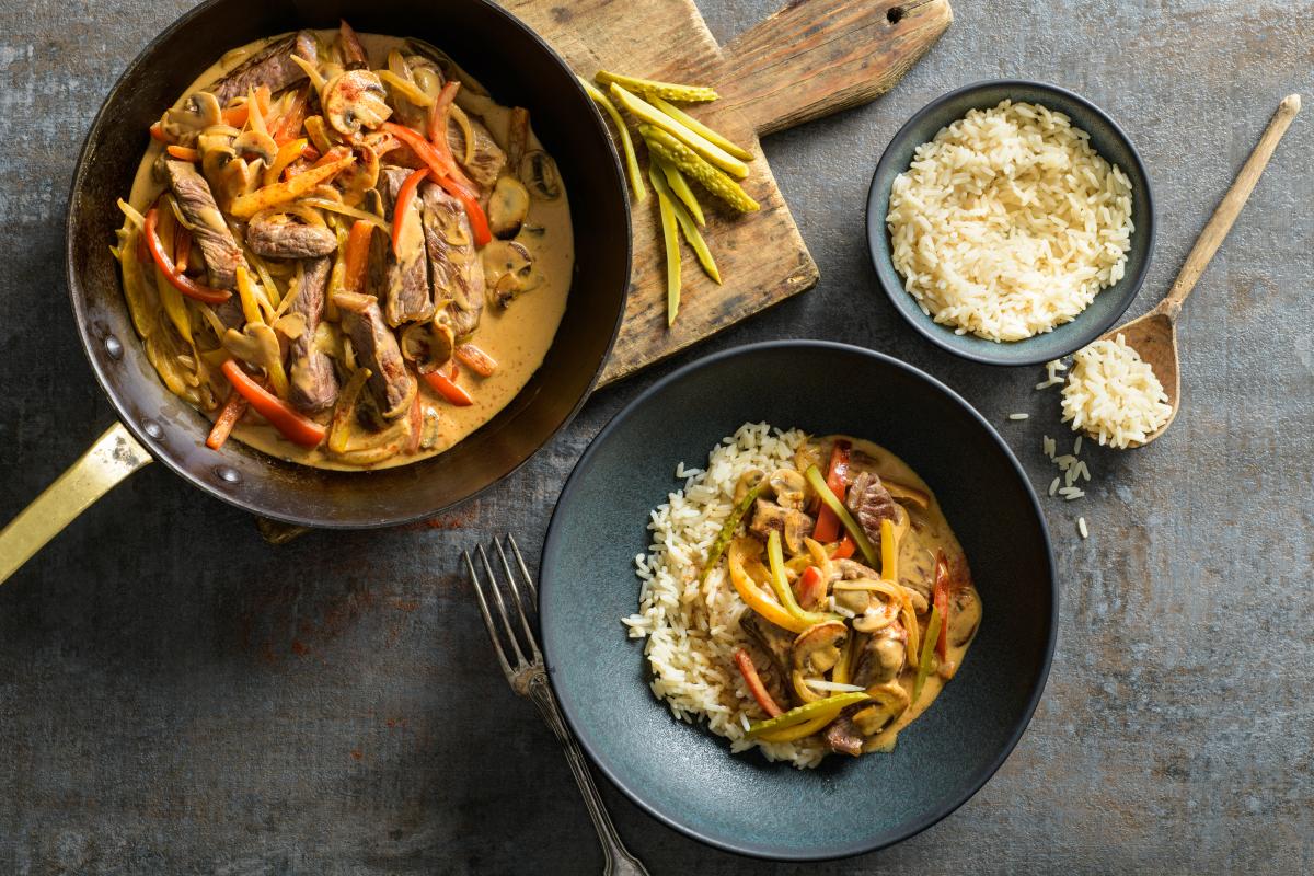 Beef stroganoff - Recipes | fooby.ch