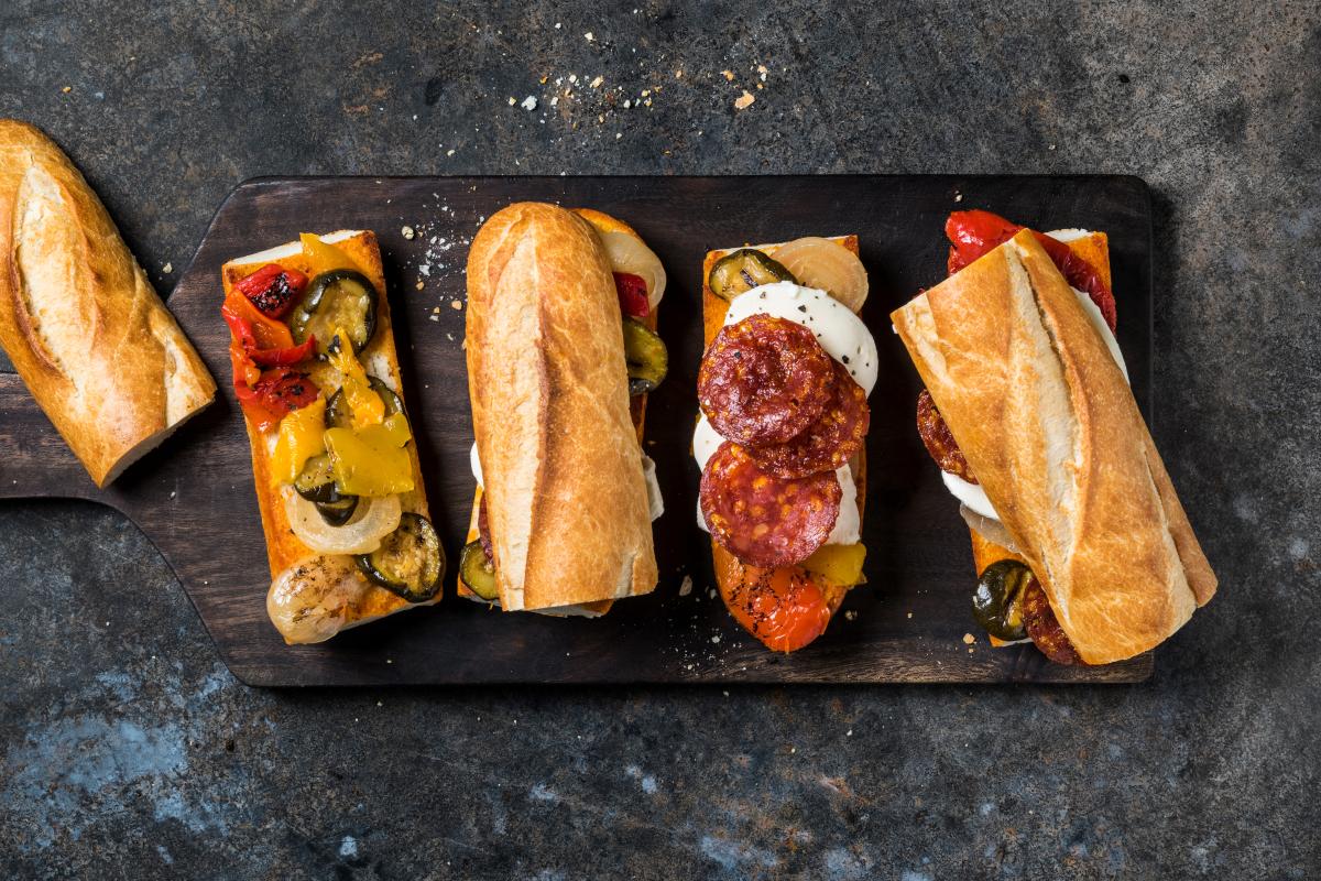 Antipasti sandwich - Recipes | fooby.ch