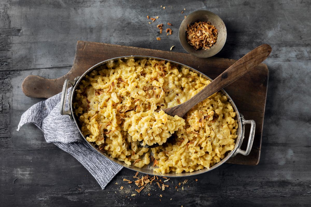 Cheese spaetzle - Recipes | fooby.ch
