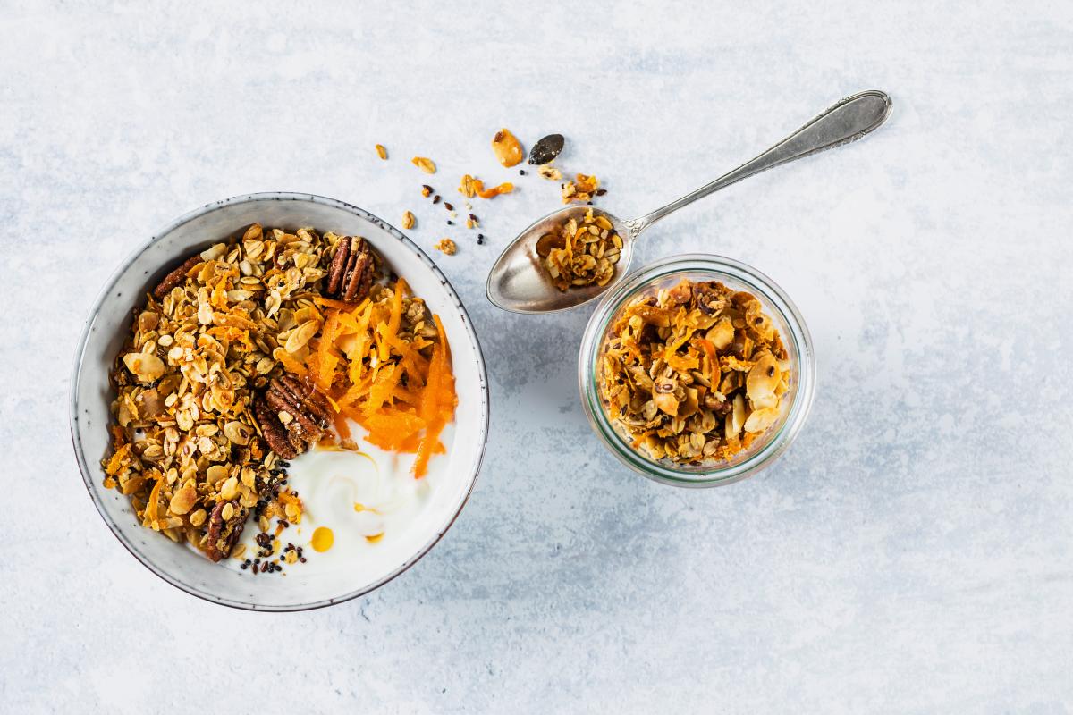 Carrot granola - Recipes | fooby.ch