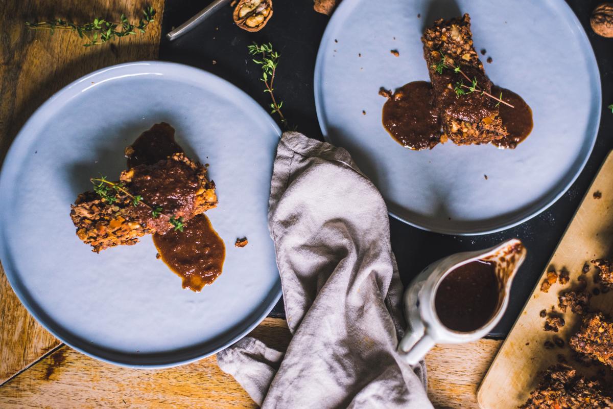 Lentil and chestnut roast - Recipes | fooby.ch