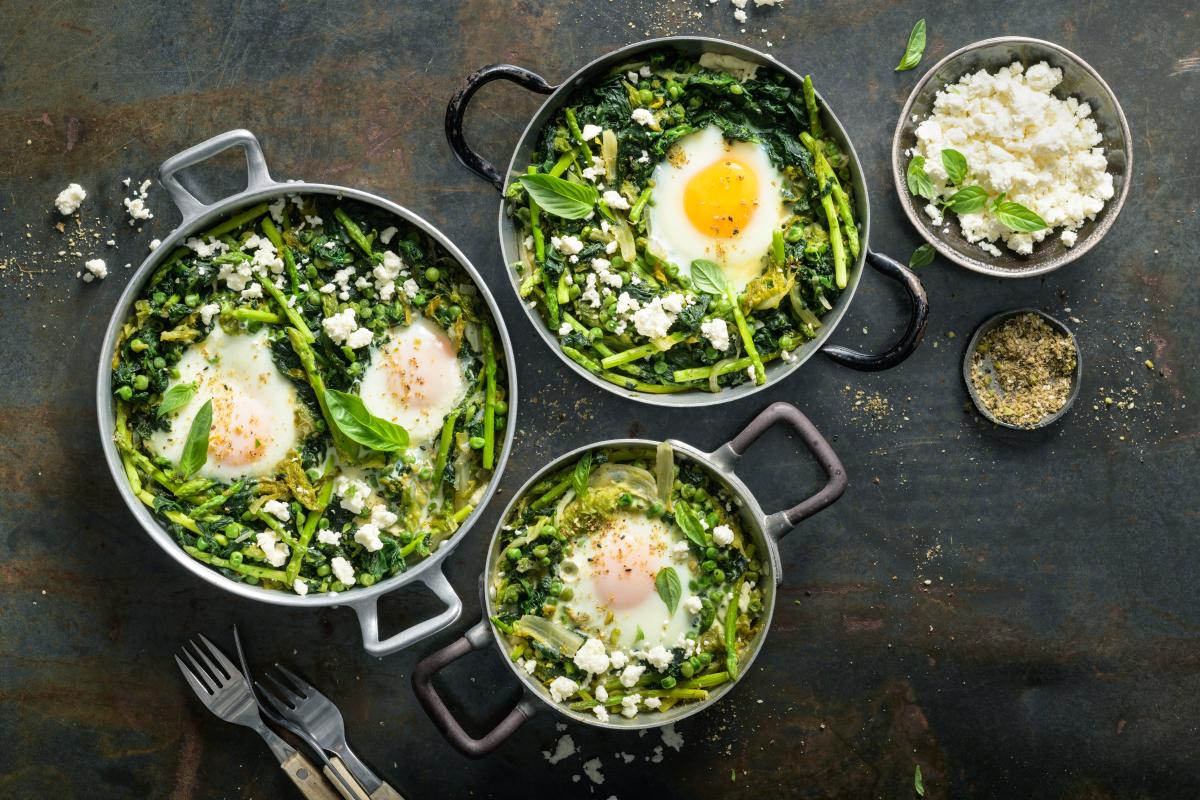 Green shakshuka - Recipes | fooby.ch
