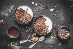 Porridge au cacao et aux noix (sans cuisson)