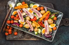 Grillierter Salat Nicoise