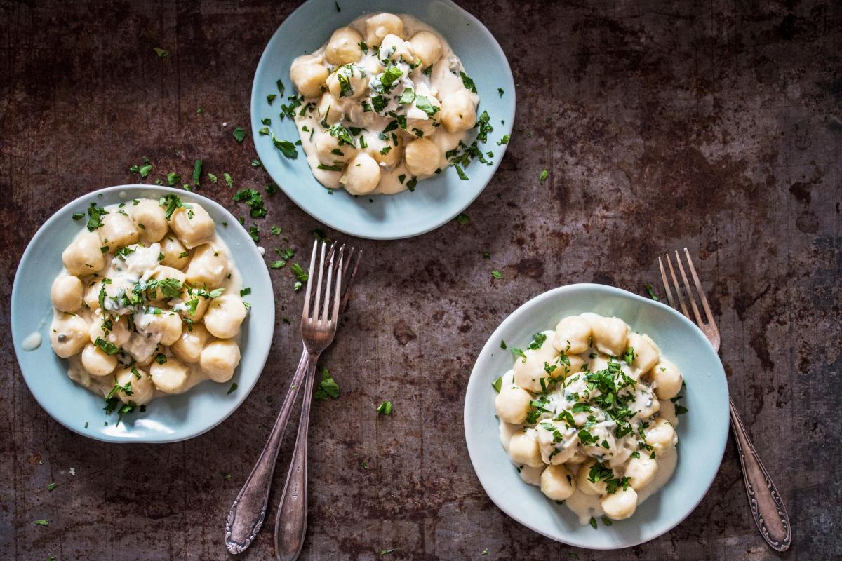 Gnocchis à la sauce au Recette fooby.ch