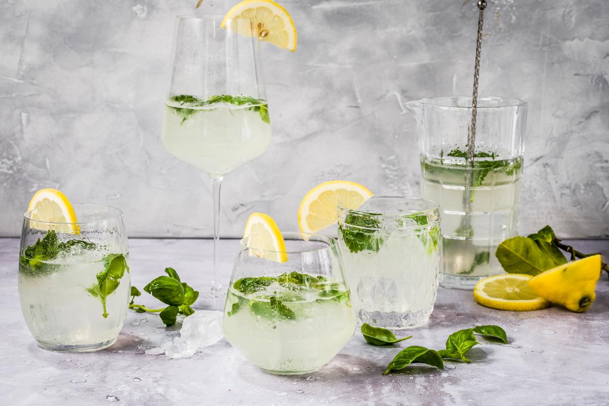 Lemon and basil spritzer - Recipes | fooby.ch