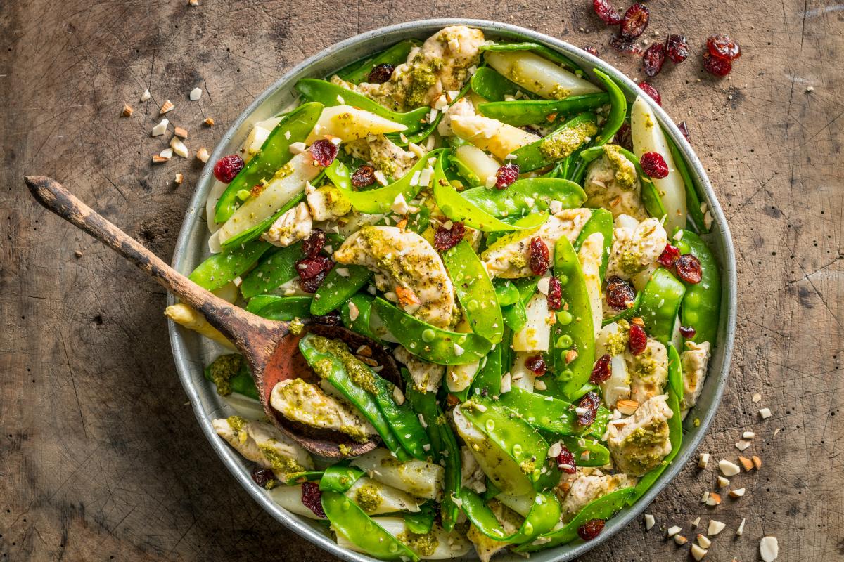 Asparagus and chicken casserole - Recipes | fooby.ch