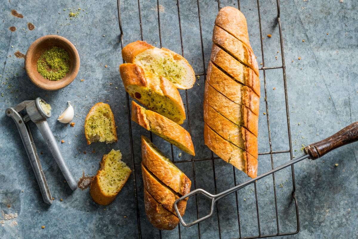 Grilled garlic bread - Recipes | fooby.ch