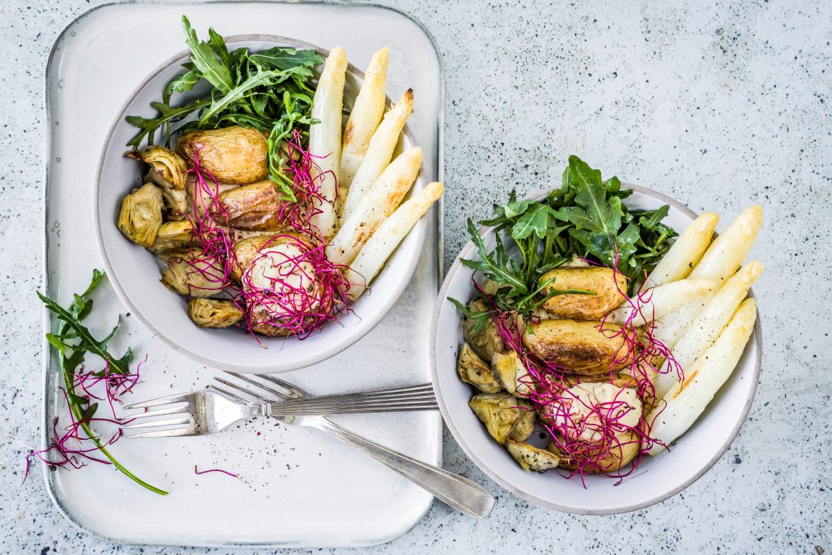 Asparagus bowl - Recipes | fooby.ch