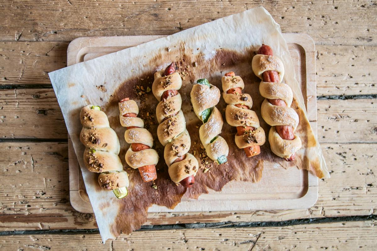 Sausage and vegetables in pastry - Recipes | fooby.ch