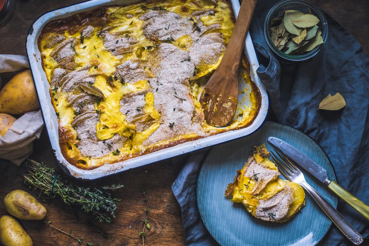 Veganes Kartoffelgratin - Rezepte | fooby.ch